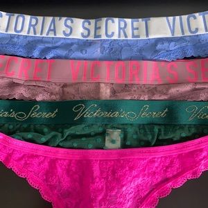 Set of 4 Victoria’s Secret Thongs